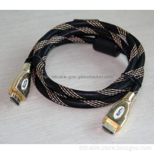 HDMI Cable Metal Cable with Nylon net